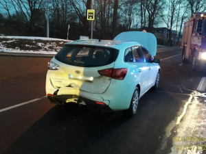 Ranní nehoda v Domažlicích