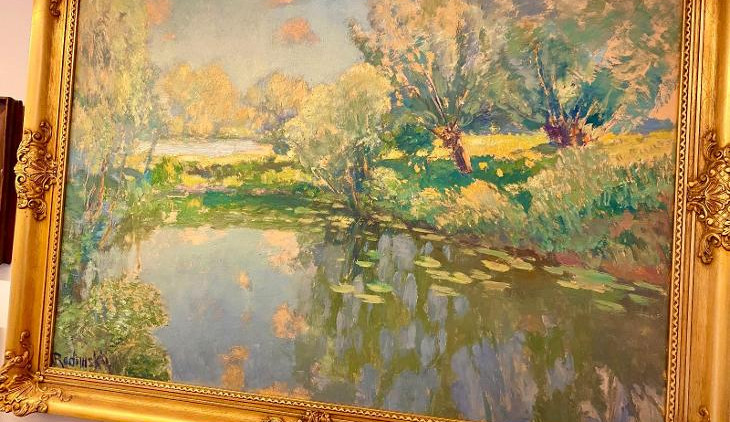 Obraz nazvaný Slepé rameno od krajináře Václava Radimského získal nový majitel  za 450 200 korun