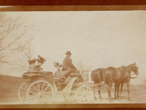 vyjížďka zámeckého panstva, duben 1906