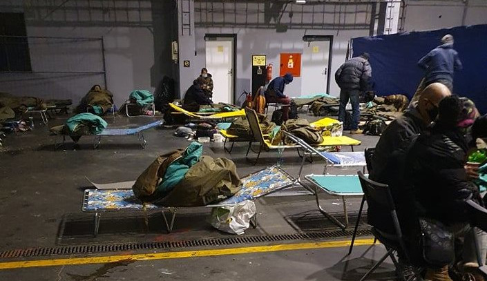 Plzeňské evakuační centrum pro bezdomovce využívalo v mrazivým dnech 70 osob