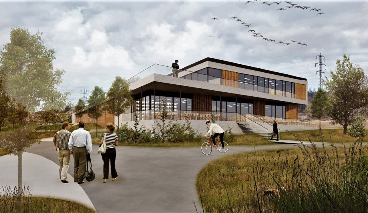 Vizualizace nové sportovní haly na Košutce