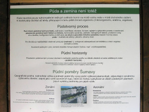 Infopanel se samolepkou cizího subjektu