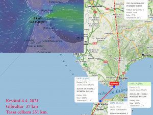 V neděli se Kryštof pohyboval v těchto místech