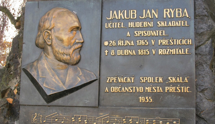 Rybův pomník v rodných Přešticích