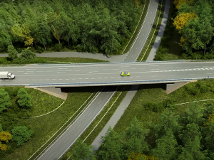 Vizualizace trasy obchvatu