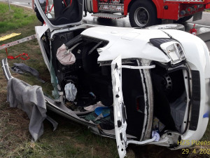 Poblíž Všerub se stala druhá vážná nehoda