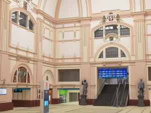 Startuje rekonstrukce historické budovy na hlavním vlakovém nádraží v Plzni za 668 milionů