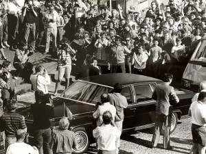 Unikátní fotografie vzácné návštěvy prvních oslav osvobození, Shirley Temple Black zavítala také do Klatov