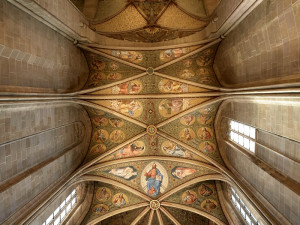 Kalvárie za presbytářem po