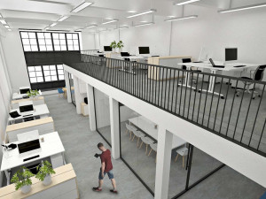 Vizualizace objektu TechTower