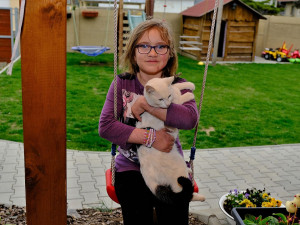 Natálka miluje své mazlíčky