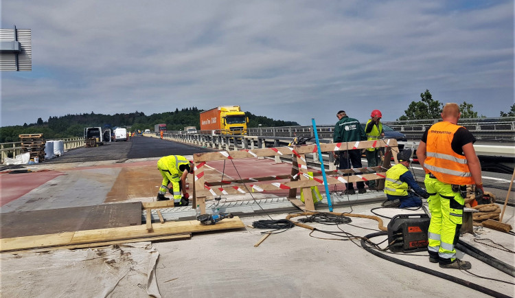 Provoz na dálnici D5 od června do září zkomplikuje uzavírka šestikilometrového úseku