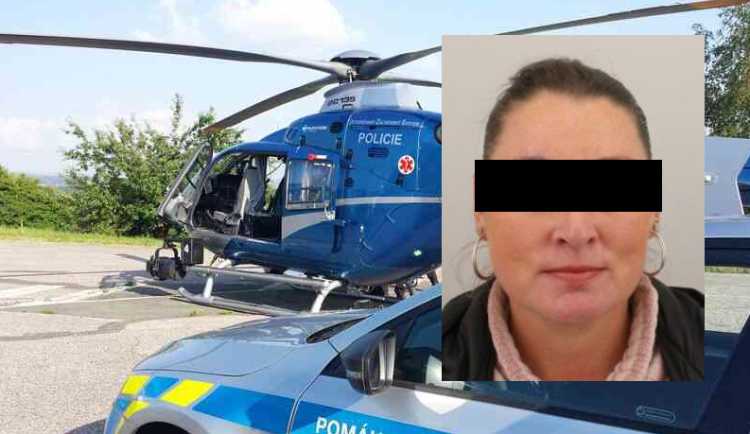 Policisté pátrali na Rokycansku po ženě (46), která nedorazila domů, nasadili do akce i vrtulník