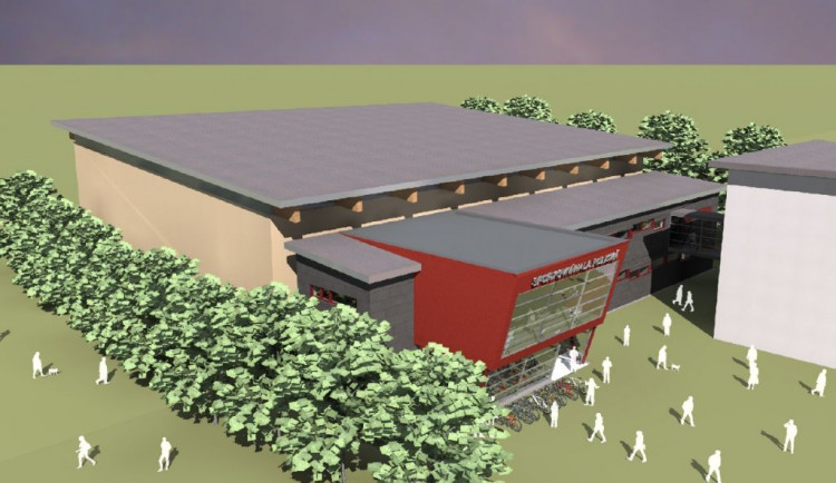 V Dobrušce vzniká nová sportovní hala za sto milionů. Místním sportovcům doteď chyběla