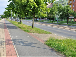 Velkým problémem ne v Plzni například mizející vodorovné značení cyklostezek