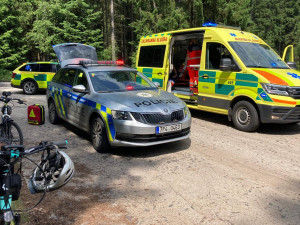 Aktivace traumabodu zachránila v Brdech život zraněné cyklistce v oblasti bez mobilního signálu