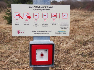 Aktivace traumabodu zachránila v Brdech život zraněné cyklistce v oblasti bez mobilního signálu