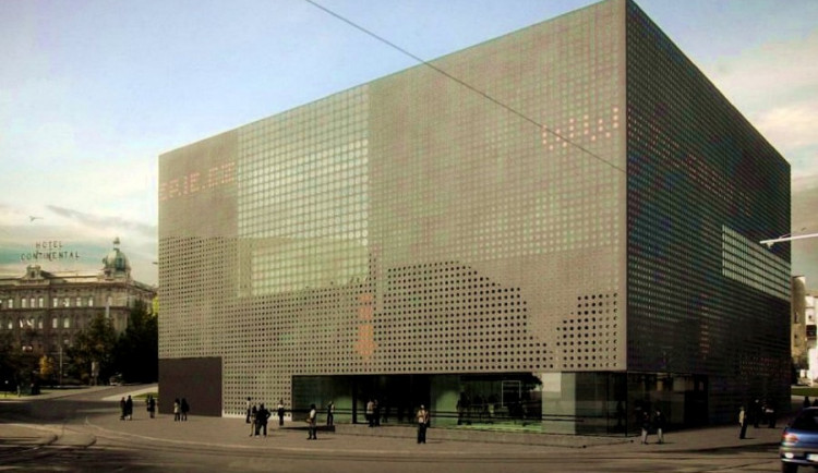 Takto by měla podle vizualizace vypadat nová budova Západočeské galerie v centru Plzně