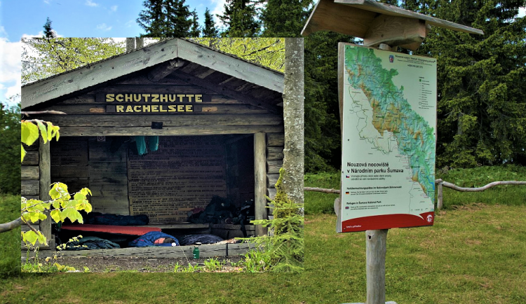 Nocování v přístřešcích je také zakázáno. Ty slouží pouze jako úkryt v případě špatného počasí. Legální jsou jen nouzová nocoviště.