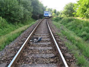 Nehoda se stala na trati u Trhanova