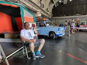 Sběratel a pořadatel akce Pavel Křovák.