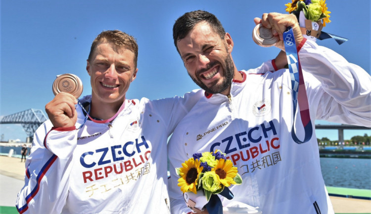 Rodák z plzeňského Koterova Radek Šlouf získal na olympiádě bronz s Josefem Dostálem v závodě deblkajaků