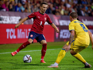 Čeští fotbalisté remizovali v přípravě s Ukrajinou 1:1, v nastavení srovnal Vydra