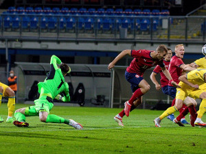 Čeští fotbalisté remizovali v přípravě s Ukrajinou 1:1, v nastavení srovnal Vydra