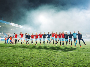 Vítězství nad Budějovicemi vystříleli ve výročním utkání dva služebně nejstarší viktoriáni