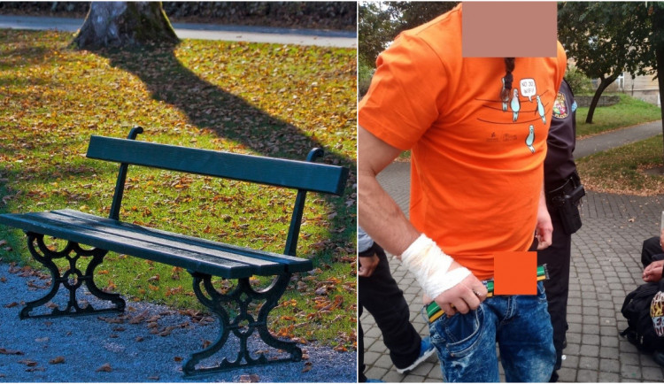 Opilý pár se oddával orálnímu sexu na lavičce v parku, milenci údajně slavili zásnuby