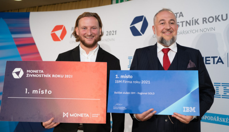 Vítězové obou soutěží, Radovan Sochor s Radkem Tančouzem