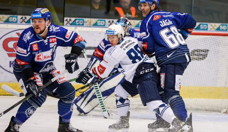 Hokejisté Plzně deklasovali Kladno 8:1, Jágr se zranil