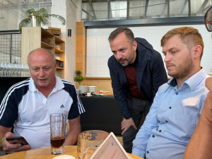 Plzeňský volební štáb koalice SPOLU