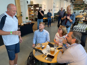 Koalice SPOLU oslavuje volební výsledek