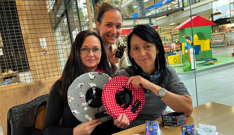 S inovativní veterinární pomůckou pro pejsky přišla trojice Monika Harviláková, Veronika Cholinská a Petra Žaludová