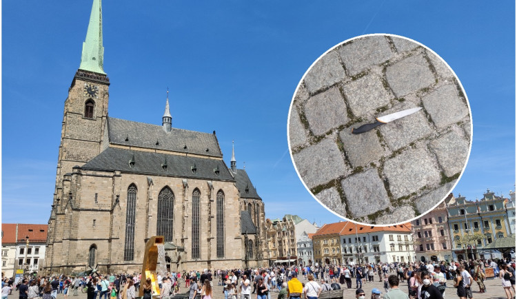 Zmatený bosý muž s nožem v ruce ohrožoval návštěvníky katedrály