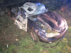 Nehoda u obce Novákovice