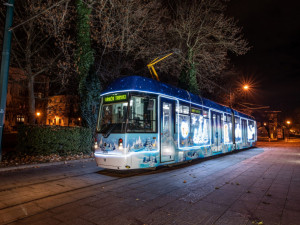 Tato tramvaj byla v Plzni hitem loňských vánoc