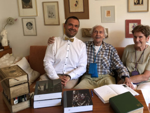 Primátor Plzně na návštěvě u Miroslava Zikmunda