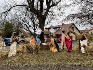 Slánový betlém v Číčově