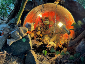 V Příchovicích je hned vedle betlému peklo