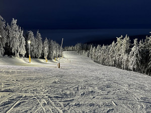 Nové večerní lyžování na Klínovci patří mezi nejlepší v ČR