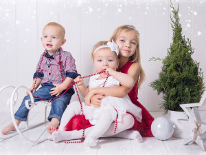 Michaelka se svými sourozenci