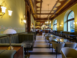 Zrekonstruovaná kavárna Měšťanské besedy, foto: Magistrát města Plzně