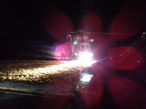 Při požáru domu utrpěl starší muž velmi vážné popáleniny horní poloviny těla