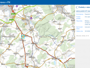 Názorová mapa Plzeňského kraje se plní podněty od veřejnosti, jak zlepšit dopravu na konkrétních místech