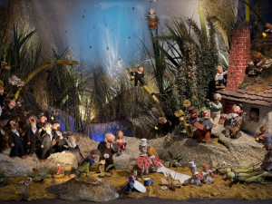 Dioráma Svatba u Broučků, foto: Muzeum loutek