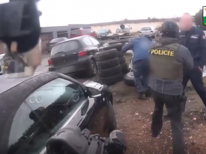 Zatýkání členů gangu