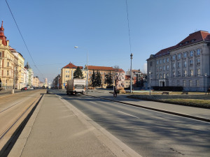 Místo tragické nehody na Klatovské třídě