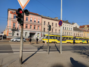 Místo tragické nehody na Klatovské třídě